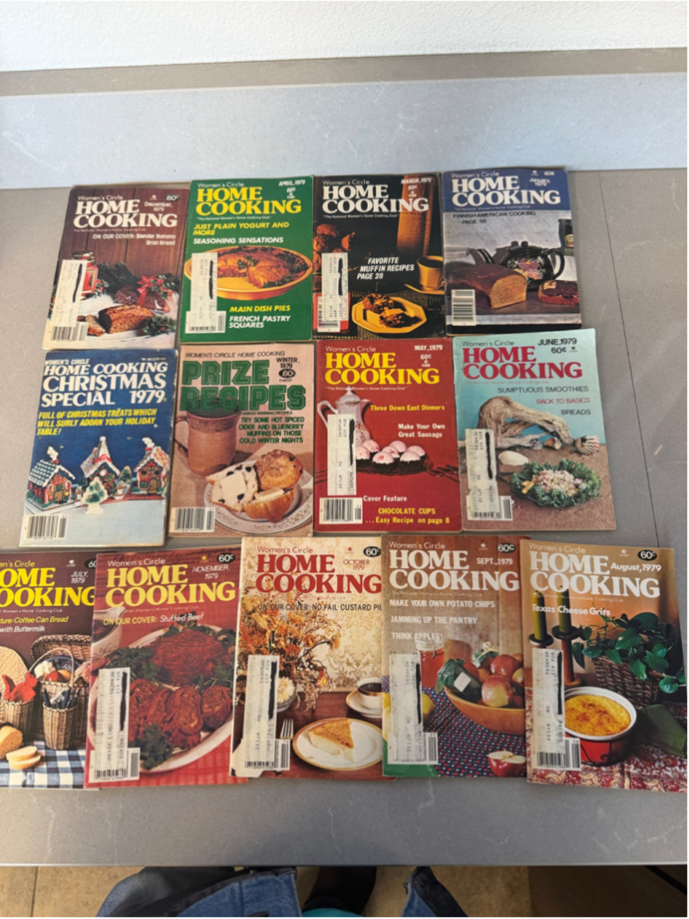 Vintage 1979 Women’s Circle Home Cooking Recipe Magazines Lot of 13 Christmas